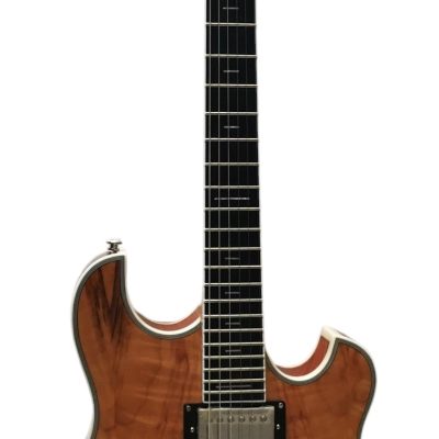 Custom Vesper Languedoc Region G2 Spalted Fhole Koa Electric Guitar - Image 5