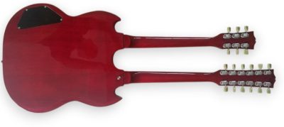 Custom Crown SG Jimmy Page Red Double Neck 12 and 6 String EDS1275 Guitar - Image 7