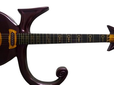 Custom Ember Prince Love Fret Marker Purple Guitar - Image 3