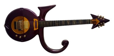 Custom Ember Prince Love Fret Marker Purple Guitar - Image 8