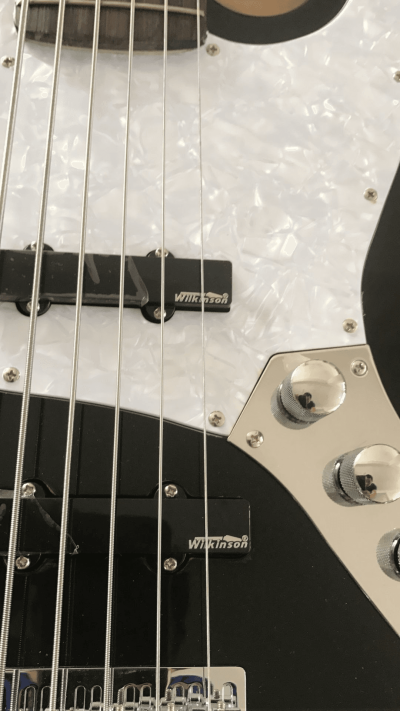 Custom Regent SMD Black Precision 6 String Bass - Image 3