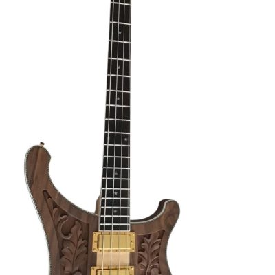 Custom Nova Lemmy Kilmister Engrave 4004 Walnut Satin Bass - Image 5