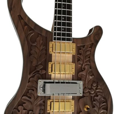 Custom Nova Lemmy Kilmister Engrave 4004 Walnut Satin Bass