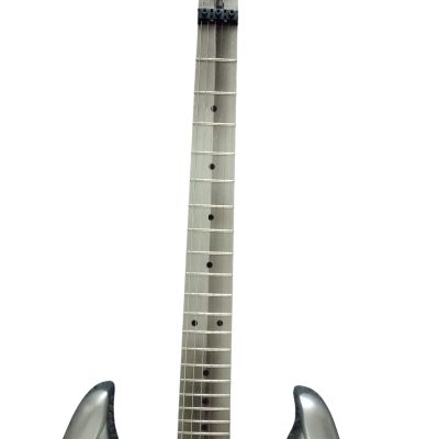 Custom Obsidian Angel Sword Alfee Silver Carved Guitar - Image 7