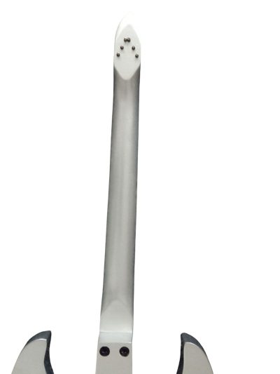 Custom Obsidian Angel Sword Alfee Silver Carved Guitar - Image 10