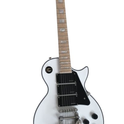 Custom Crown Murphy Polaris White Bigsby Guitar - Image 2