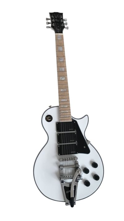 Custom Crown Murphy Polaris White Bigsby Guitar - Image 2