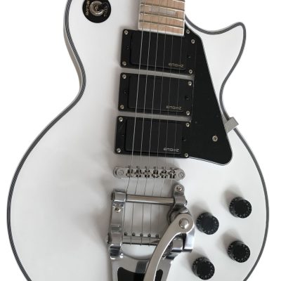 Custom Crown Murphy Polaris White Bigsby Guitar