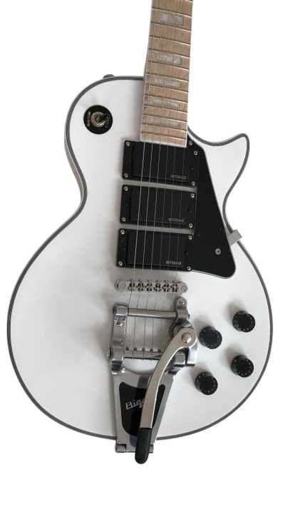 Custom Crown Murphy Polaris White Bigsby Guitar