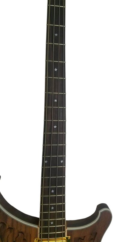 Custom Nova Lemmy Kilmister Engrave 4003 Walnut Satin 4 String Bass - Image 6