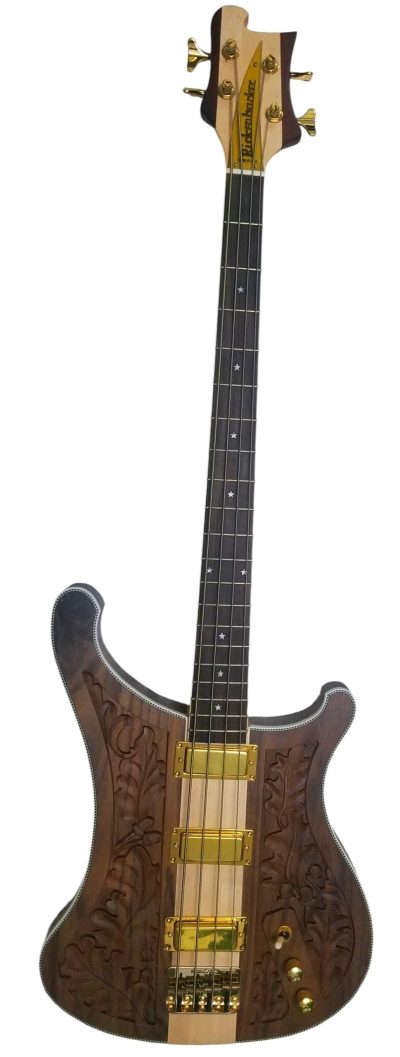 Custom Nova Lemmy Kilmister Engrave 4003 Walnut Satin 4 String Bass - Image 10