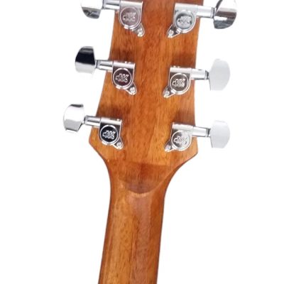 Custom Eclipse Harp Double Neck Maple Headstock Natural Finish Acoustic Guitar - Image 10
