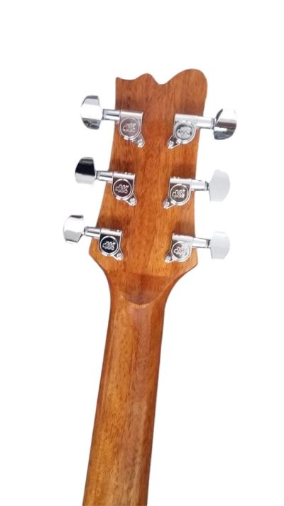 Custom Eclipse Harp Double Neck Maple Headstock Natural Finish Acoustic Guitar - Image 10