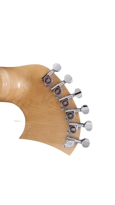 Custom Eclipse Harp Double Neck Maple Headstock Natural Finish Acoustic Guitar - Image 11