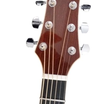 Custom Eclipse Harp Double Neck Maple Headstock Natural Finish Acoustic Guitar - Image 6