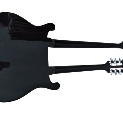Custom Nova 4003 Rutherford Genesis Double Neck Black 4 String Bass 12 String Guitar - Image 5