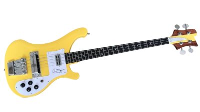 Custom Nova Chris Squire TV Yellow Neck Thru Bass - Image 2