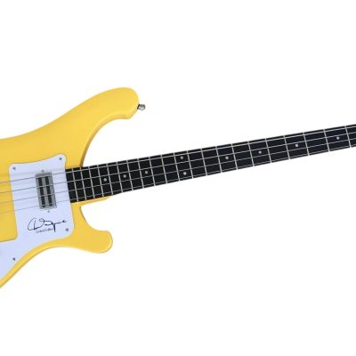 Custom Nova 4001 Chris Squire TV Yellow Neck Thru Bass - Image 2