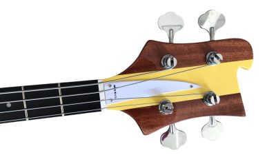 Custom Nova Chris Squire TV Yellow Neck Thru Bass - Image 4
