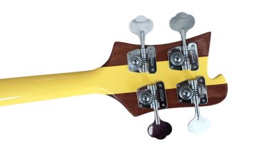 Custom Nova Chris Squire TV Yellow Neck Thru Bass - Image 5