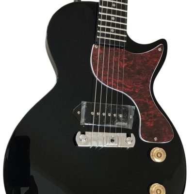 Custom Crown Junior P90 Pickups Black Single Cutaway Guitar