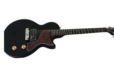 Custom Crown Junior P90 Pickups Black Single Cutaway Guitar - Image 4