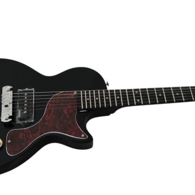 Custom Crown Junior P90 Pickups Black Single Cutaway Guitar - Image 4