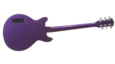 Custom Crown Junior P90 Pickups Purple Double Cutaway Guitar - Image 2