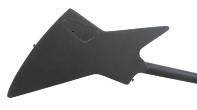 Custom Obsidian Hetfield Black Explorer Guitar - Image 3