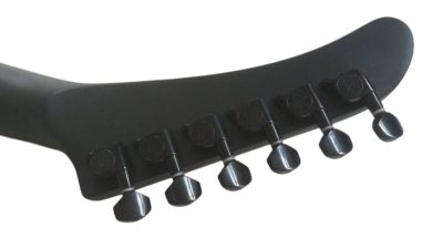 Custom Obsidian Hetfield Black Explorer Guitar - Image 5