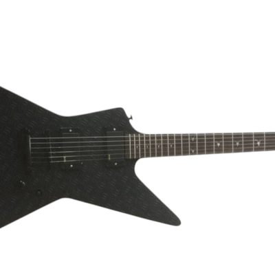 Custom Obsidian Hetfield Black Explorer Guitar - Image 7