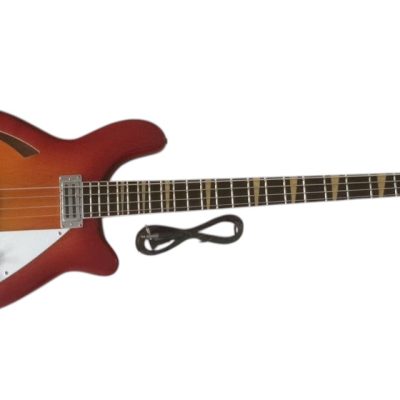 Custom Nova 4005V Cherry Fireglo 4 String Bass - Image 2