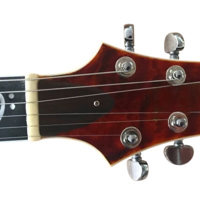 Custom Monarch SE Hollow Body Guitar Fhole Red Burst Quilted Maple Top Guitar - Image 3