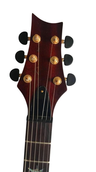 Custom Monarch SE Aqua Teal Blue Flame Maple Top Guitar - Image 3