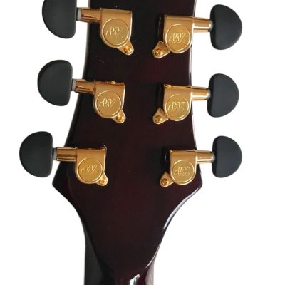 Custom Monarch SE Aqua Teal Blue Flame Maple Top Guitar - Image 6
