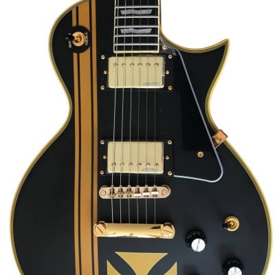 Custom Obsidian James Iron Cross Matte Black II Electric Guitar