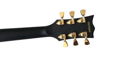 Custom Obsidian James Iron Cross Matte Black II Electric Guitar - Image 7