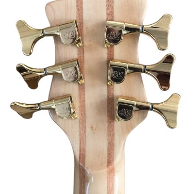 Custom Denver Elite Figured Wood Quilted Maple 5 String Bass - Image 3