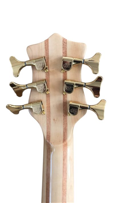 Custom Denver Smith Elite Figured Wood Quilted Maple 5 String Bass - Image 3