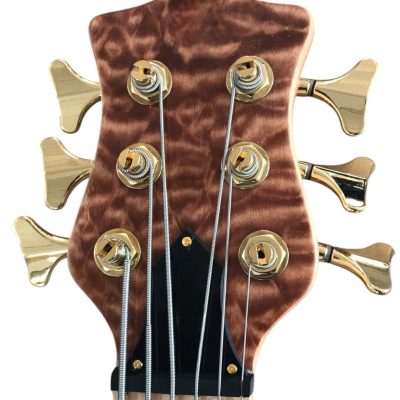 Custom Denver Elite Figured Wood Quilted Maple 5 String Bass - Image 6
