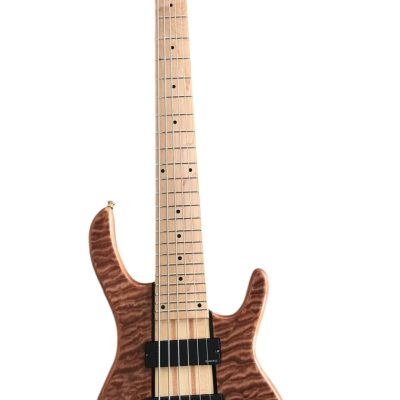 Custom Denver Elite Figured Wood Quilted Maple 5 String Bass - Image 7