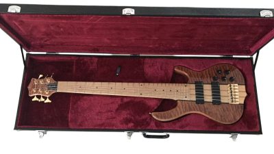 Custom Denver Smith Elite Figured Wood Quilted Maple 5 String Bass - Image 8