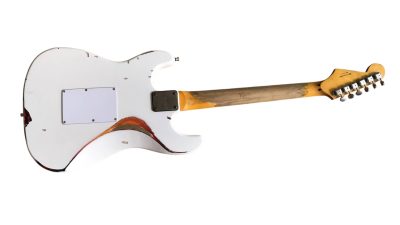 Custom Regent ST Aged Heavy Relic White Tremolo Guitar - Image 5