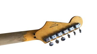 Custom Regent ST Aged Heavy Relic White Tremolo Guitar - Image 7