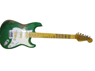 Custom Regent ST Aged Relic Green Guitar - Image 2