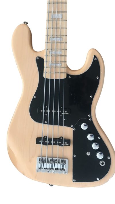 Custom Regent Ash Wood Body Marcus 5 String Jazz Bass