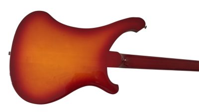 Custom Nova PM 4003 Cherry Fireglo Psychedelic Left Handed Bass Dot Fretboard Inlays - Image 4