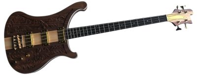 Custom Nova Lemmy Kilmister Engrave Carved 4003 Walnut Satin Bass - Image 5