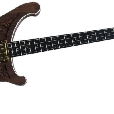 Custom Nova Lemmy Kilmister Engrave Carved 4004 Walnut Satin Bass - Image 5