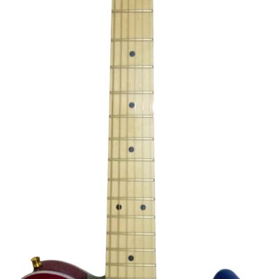 Custom Regent Buck Owens Red Blue Silver Sparkle Finish Guitar Gold Pickguard - Image 4